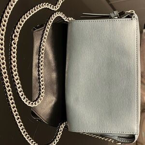 Teal blue shoulder bag